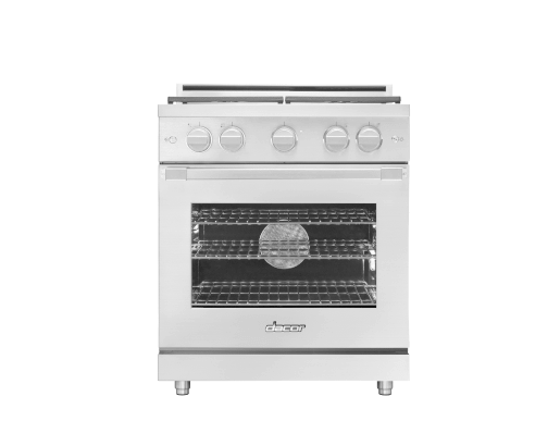 Dacor Gas Pro Range, Silver Stainless Steel, Natural Gas