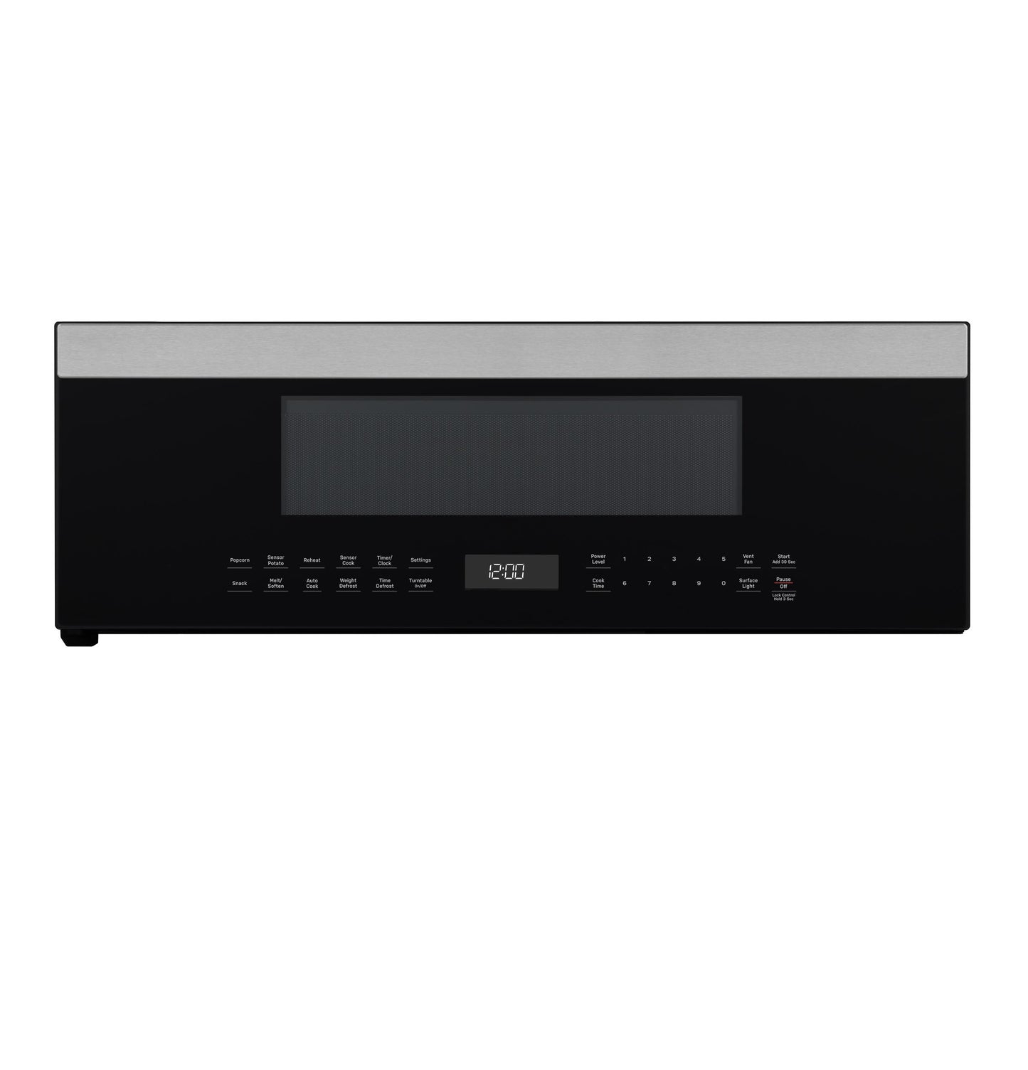 Ge Appliances UVM9125STSS 1.2 Cu. Ft. Over-the-Range Low Profile Sensor Microwave Oven