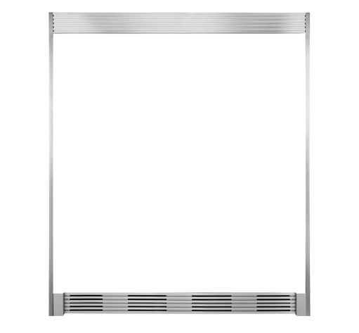 Frigidaire 79'' Louvered or 75'' Collar Stainless Steel Trim Kit
