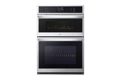 Lg 1.7/4.7 cu. ft. Smart Combination Wall Oven with InstaView®, True Convection, Air Fry, and Steam Sous Vide