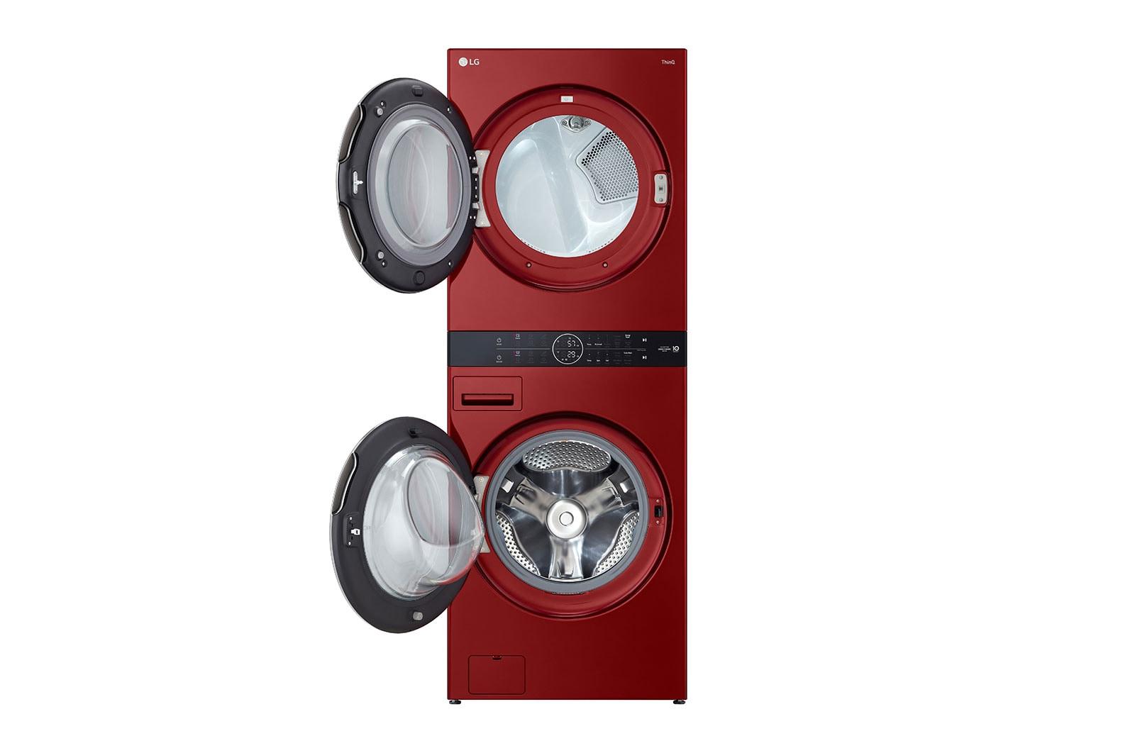 Lg Single Unit Front Load LG WashTower™ with Center Control™ 4.5 cu. ft. Washer and 7.4 cu. ft. Electric Dryer.
