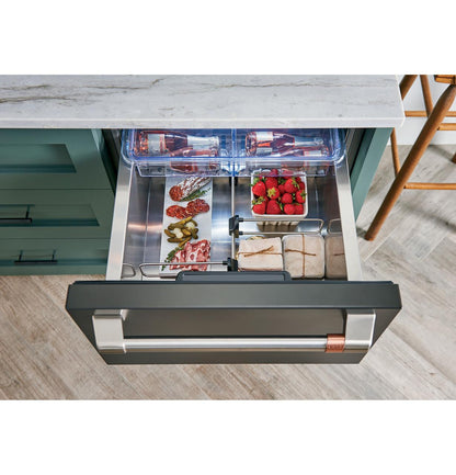 Cafe CDE06RP3ND1 CAF(EBACK)™ 5.7 Cu. Ft. Built-In Dual-Drawer Refrigerator