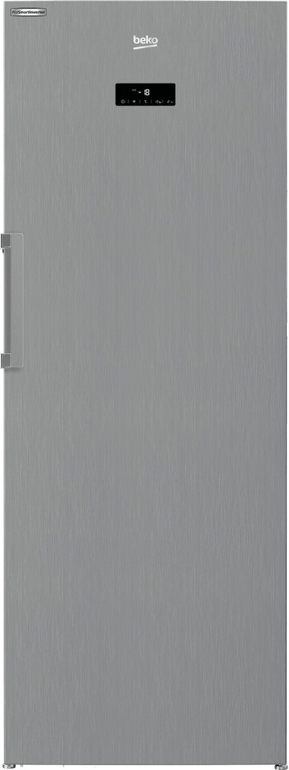 Beko BUFR2715SSIM 28" Manhattan Stainless Steel Upright Freezer with Auto Ice Maker