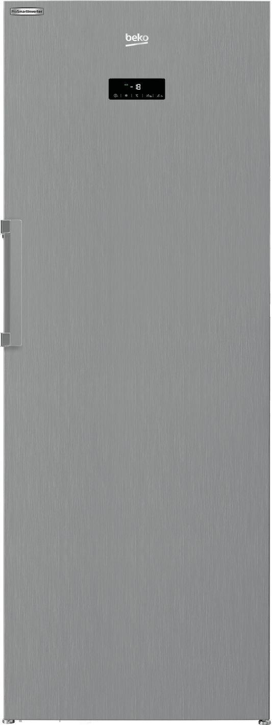 Beko BUFR2715SSIM 28" Manhattan Stainless Steel Upright Freezer with Auto Ice Maker