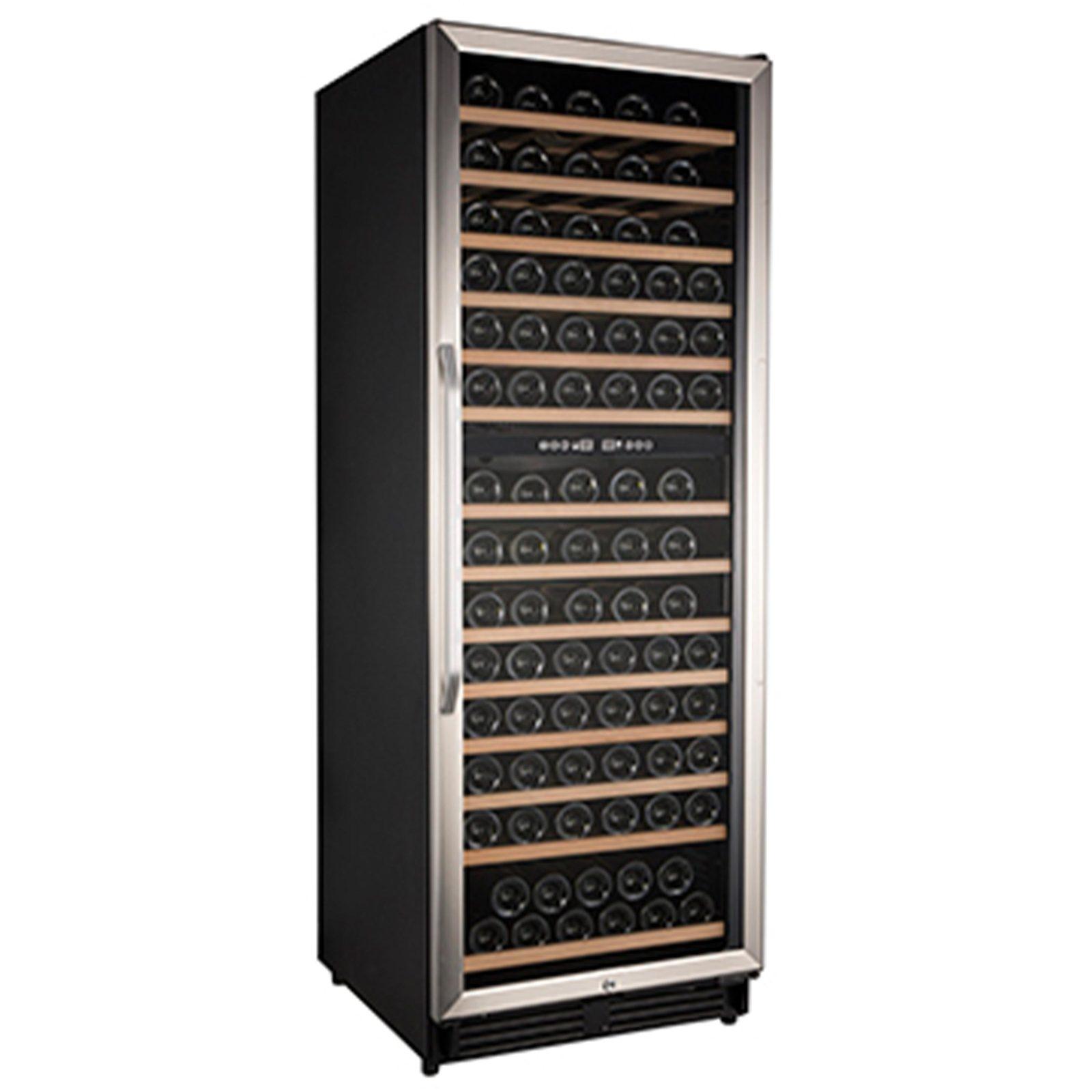 WCF148DE3S Avanti 148 Bottle Dual-Zone Wine Cooler - Stainless Steel / 148 Bottles