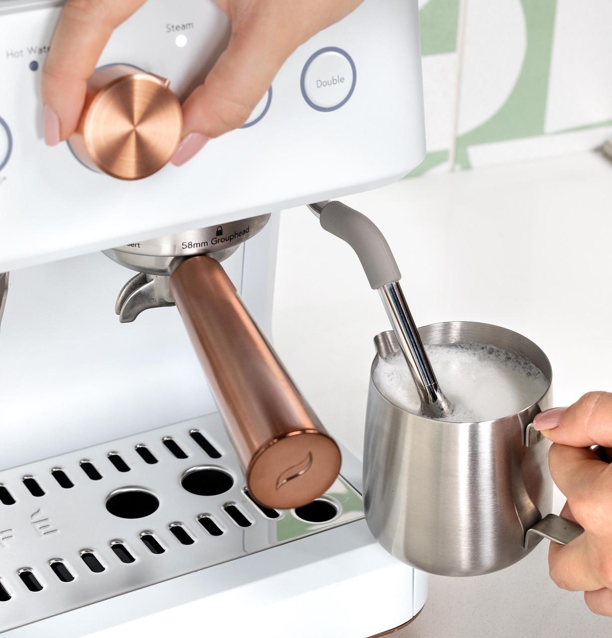 Cafe C7CESAS4RW3 CAF(EBACK)™ BELLISSIMO Semi Automatic Espresso Machine + Frother