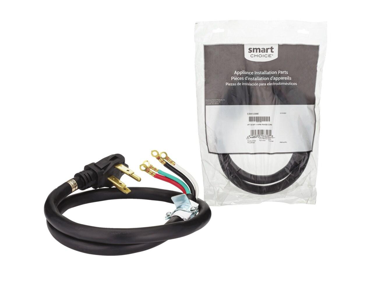 Frigidaire 5304512986 Smart Choice 4' 50 Amp 4 Wire Range Cord