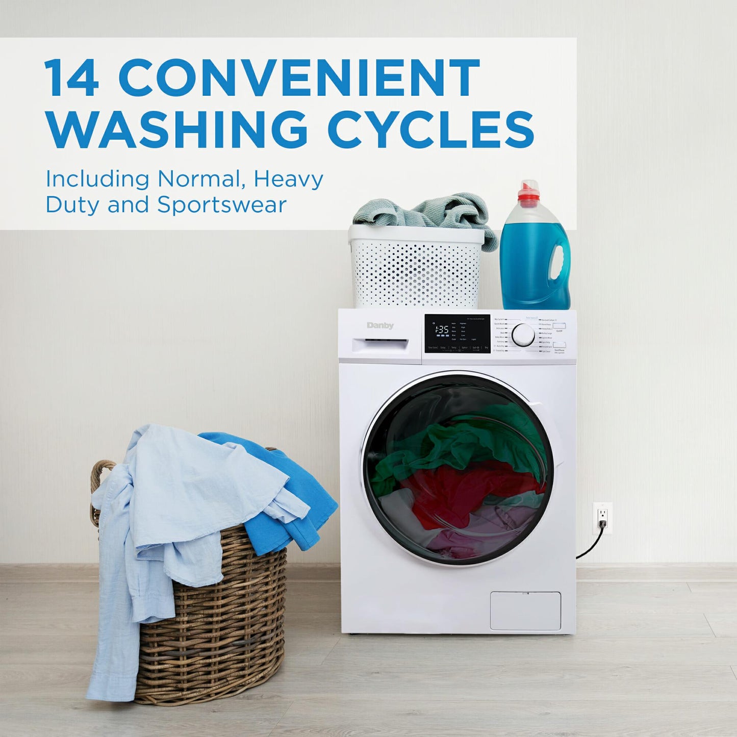 DWM120WDB3 Danby 2.7 cu. ft. All-In-One Ventless Washer/Dryer in White