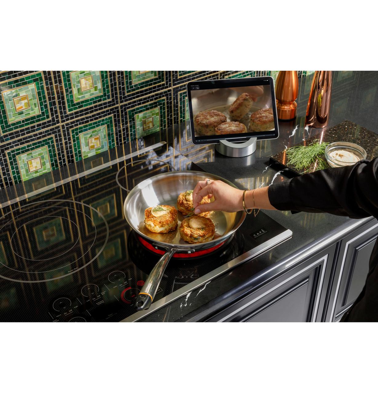 Cafe CEP90302TSS CAF(EBACK)™ 30" Touch-Control Electric Cooktop
