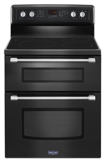 Maytag MET8720DE 30-inch Wide Double Oven Electric Range with Power Element - 6.7 cu. ft.