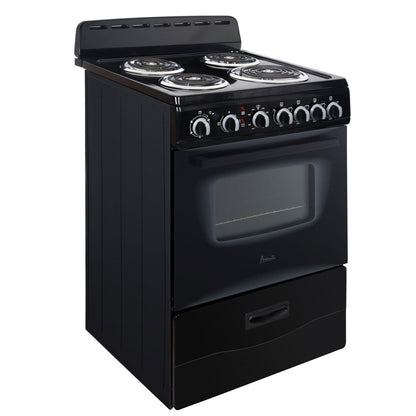 ERU240P3S Avanti 24" Electric Range - Stainless Steel