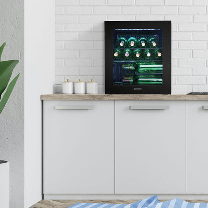 DWC018A1BDB Danby 16 Bottle Free-Standing Wine Cooler in Black