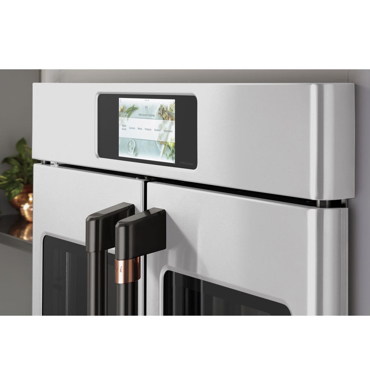 Cafe CTS90FP4NW2 CAF(EBACK)™ Professional Series 30" Smart Built-In Convection French-Door Single Wall Oven