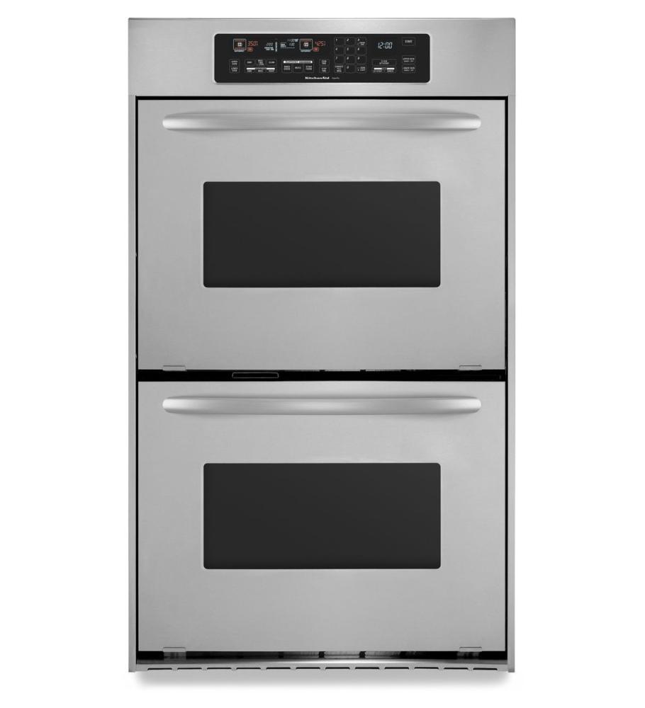 24-Inch Convection Double Wall Oven, Architect® Series II Handles - Black