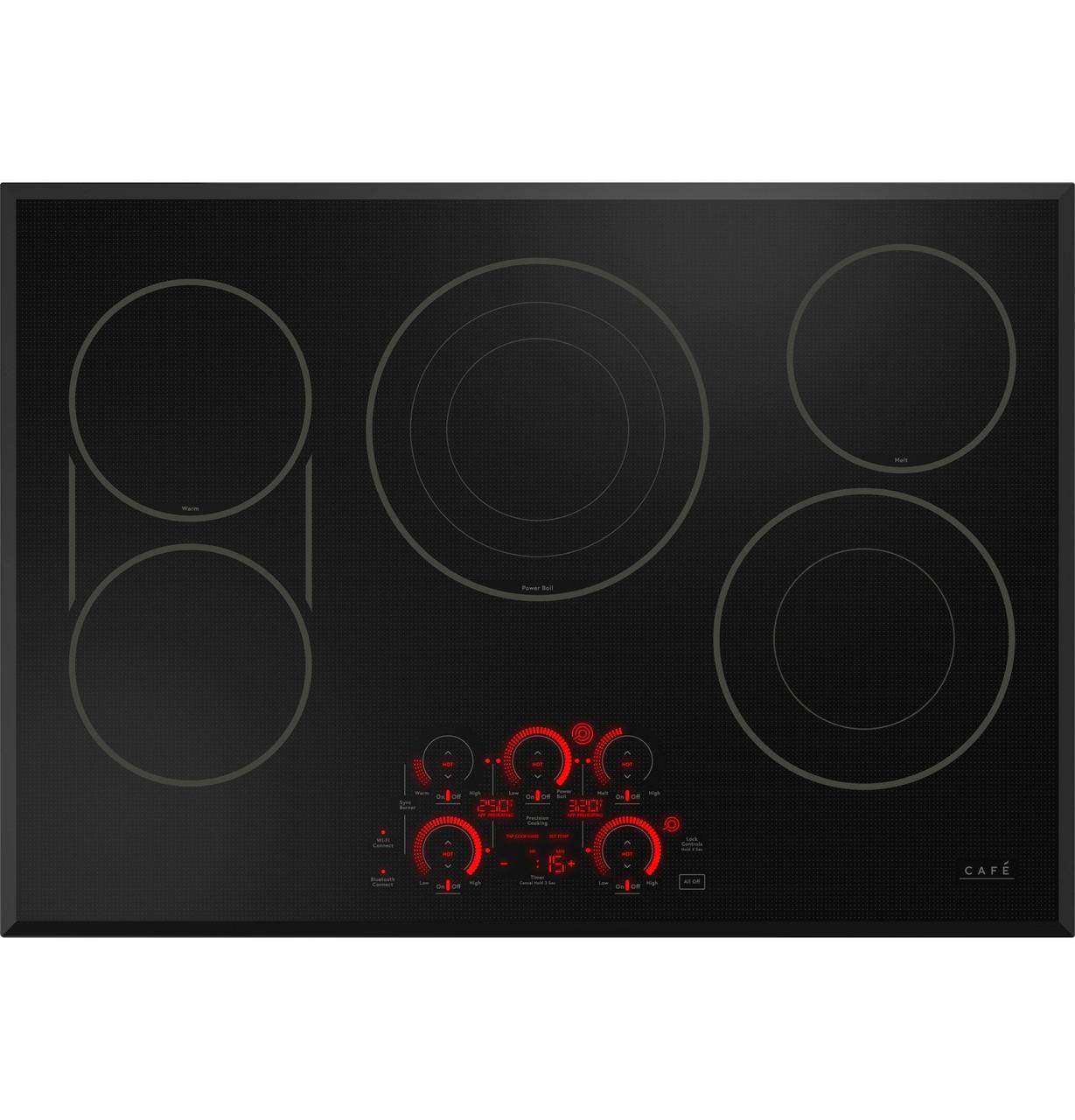 Cafe CEP90301TBB CAF(EBACK)™ 30" Touch-Control Electric Cooktop