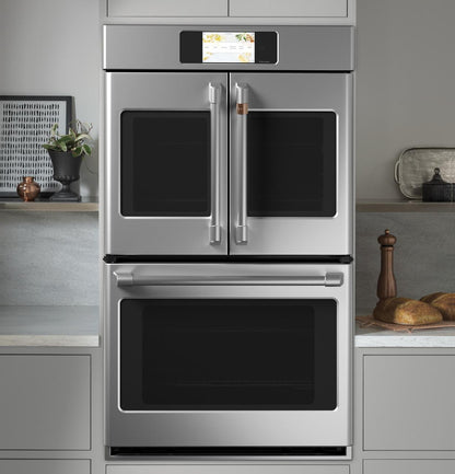 Cafe CTD90FP2NS1 CAF(EBACK)™ Professional Series 30" Smart Built-In Convection French-Door Double Wall Oven