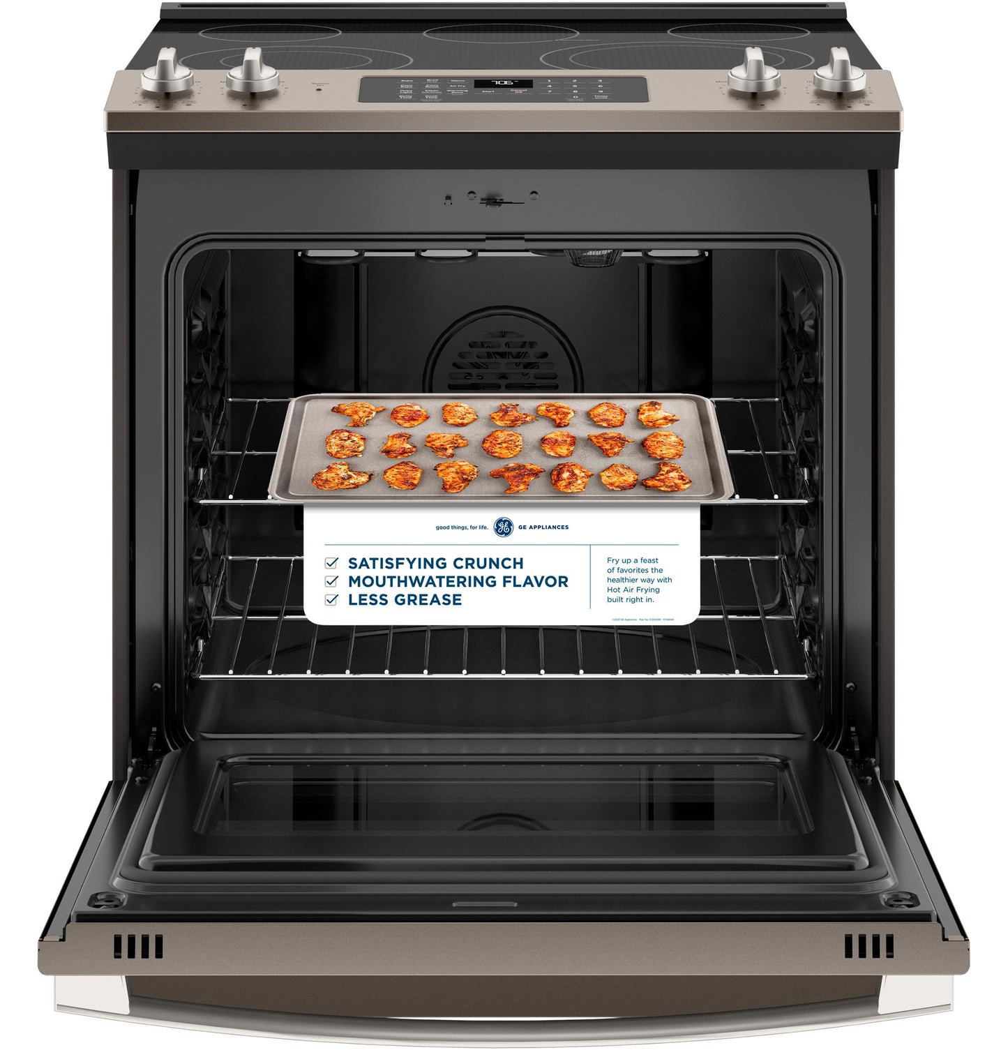 GE® 30" Slide-In Electric Convection Range with No Preheat Air Fry