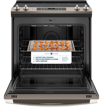 GE® 30" Slide-In Electric Convection Range with No Preheat Air Fry