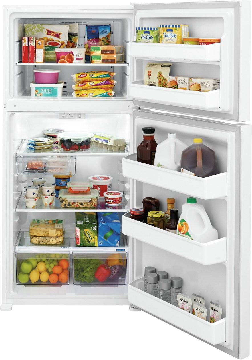 Frigidaire FFTR1835VW 18 Cu. Ft. Garage Ready Top Freezer Refrigerator