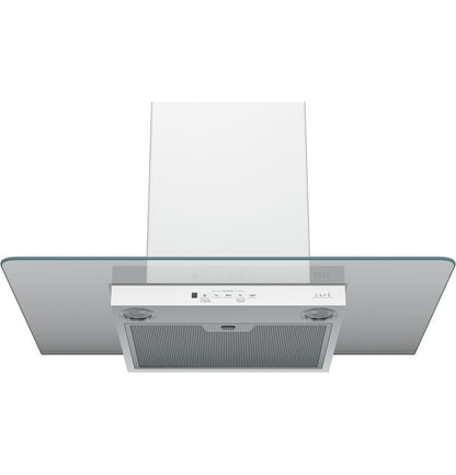 Cafe CVW73014MWM CAF(EBACK)™ 30" Wall-Mount Glass Canopy Chimney Hood