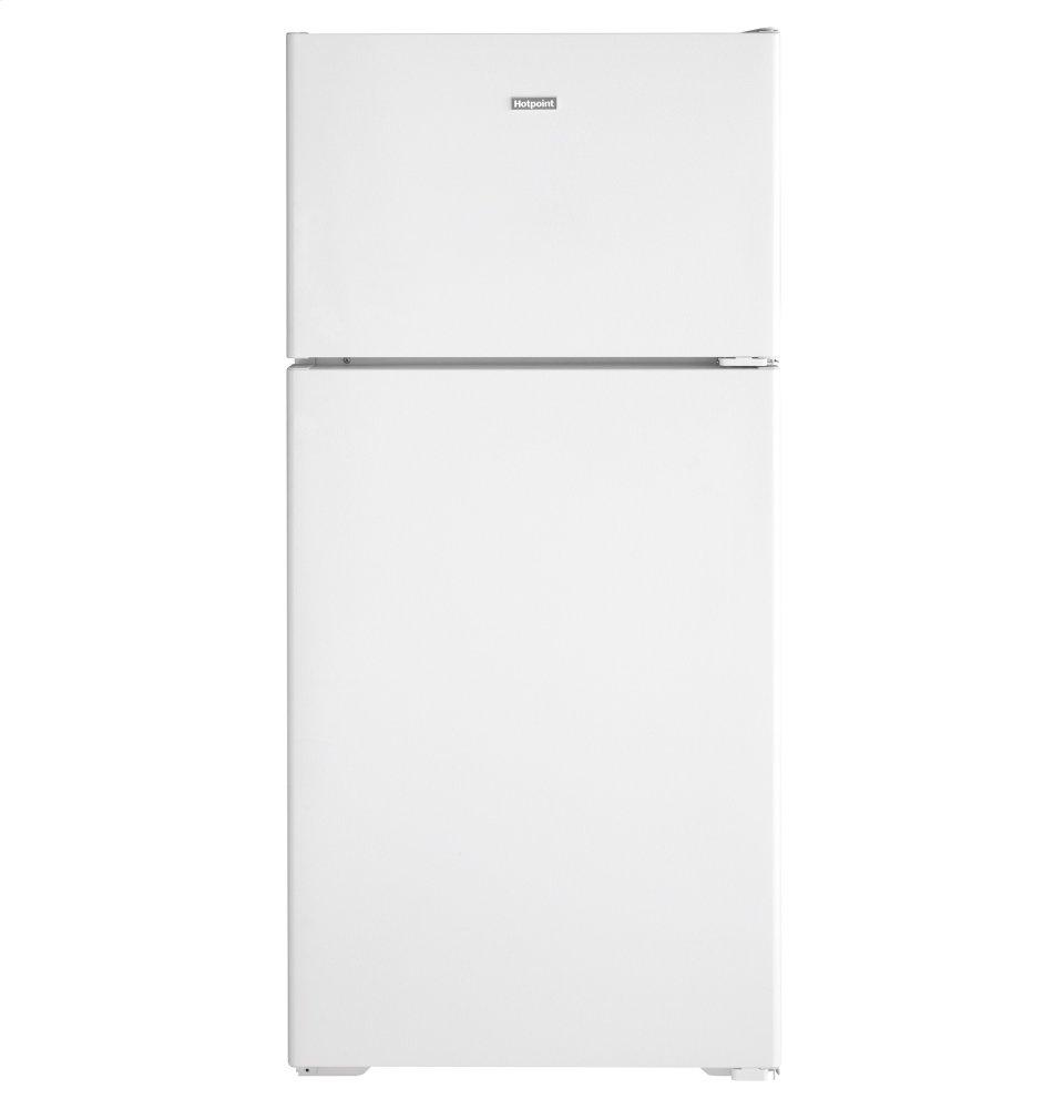 HPS16BTNRWW Hotpoint® 15.6 Cu. Ft. Recessed Handle Top-Freezer Refrigerator