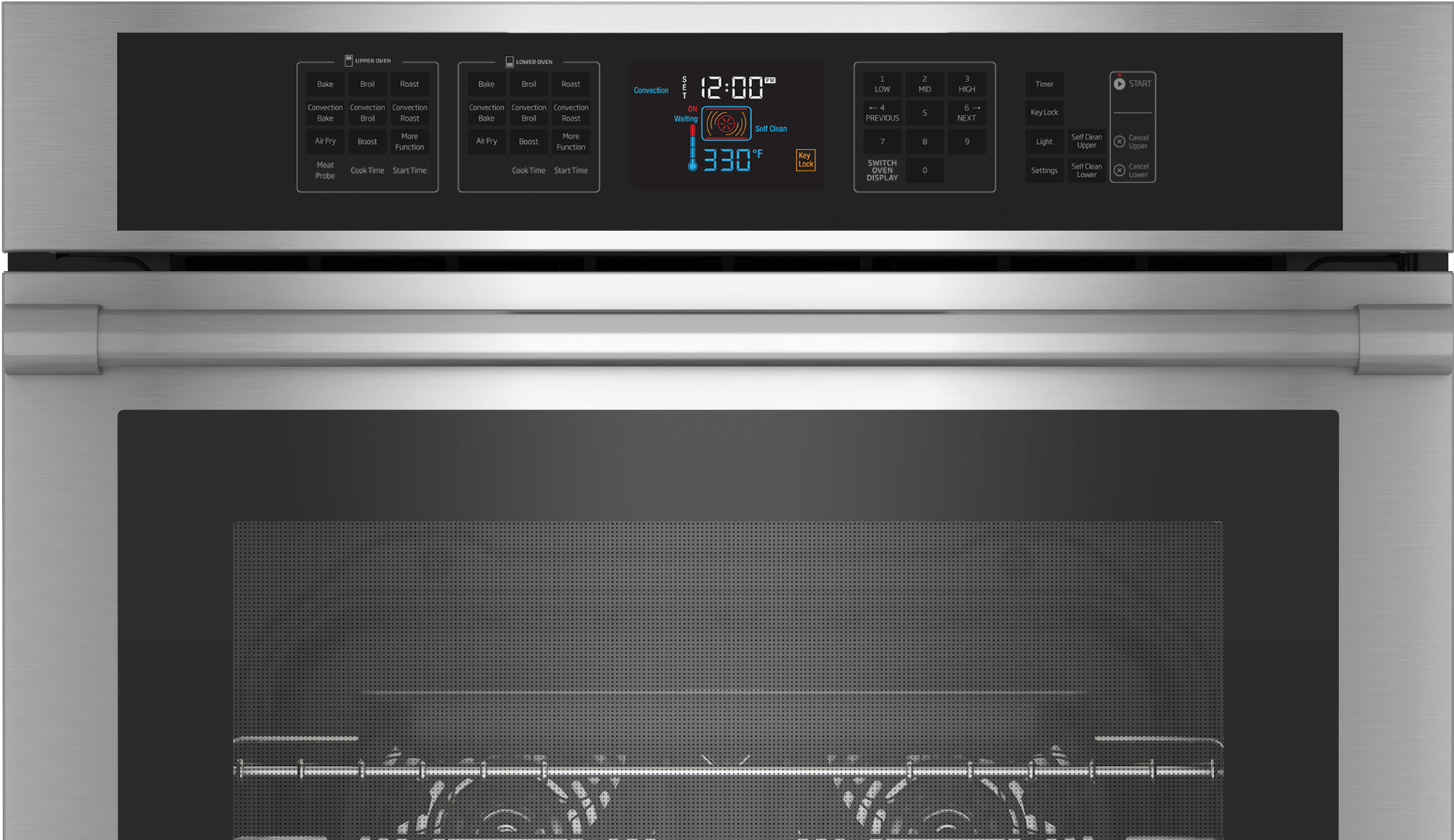 Beko 30" Stainless Steel Double Wall Oven