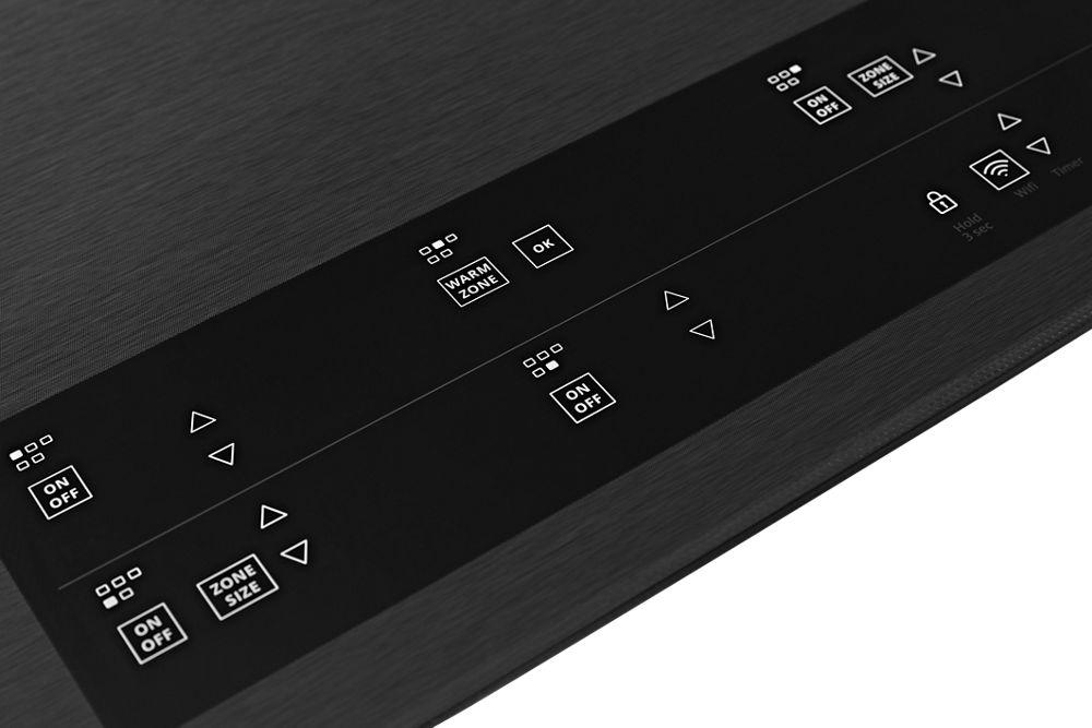 Whirlpool WCE97US0HB 30-inch Electric Ceramic Glass Cooktop with Two Dual Radiant Elements