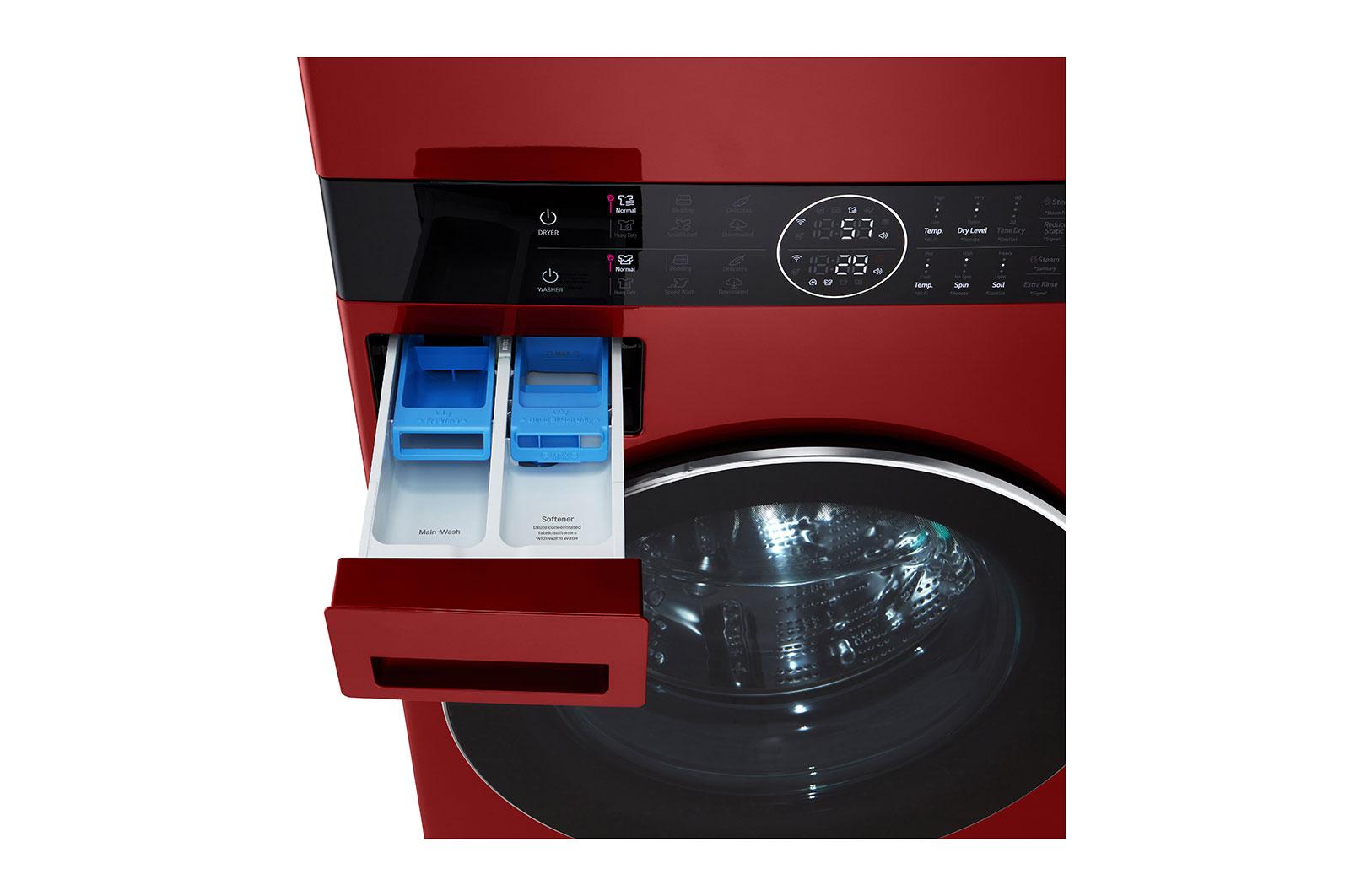 Lg Single Unit Front Load LG WashTower™ with Center Control™ 4.5 cu. ft. Washer and 7.4 cu. ft. Electric Dryer.
