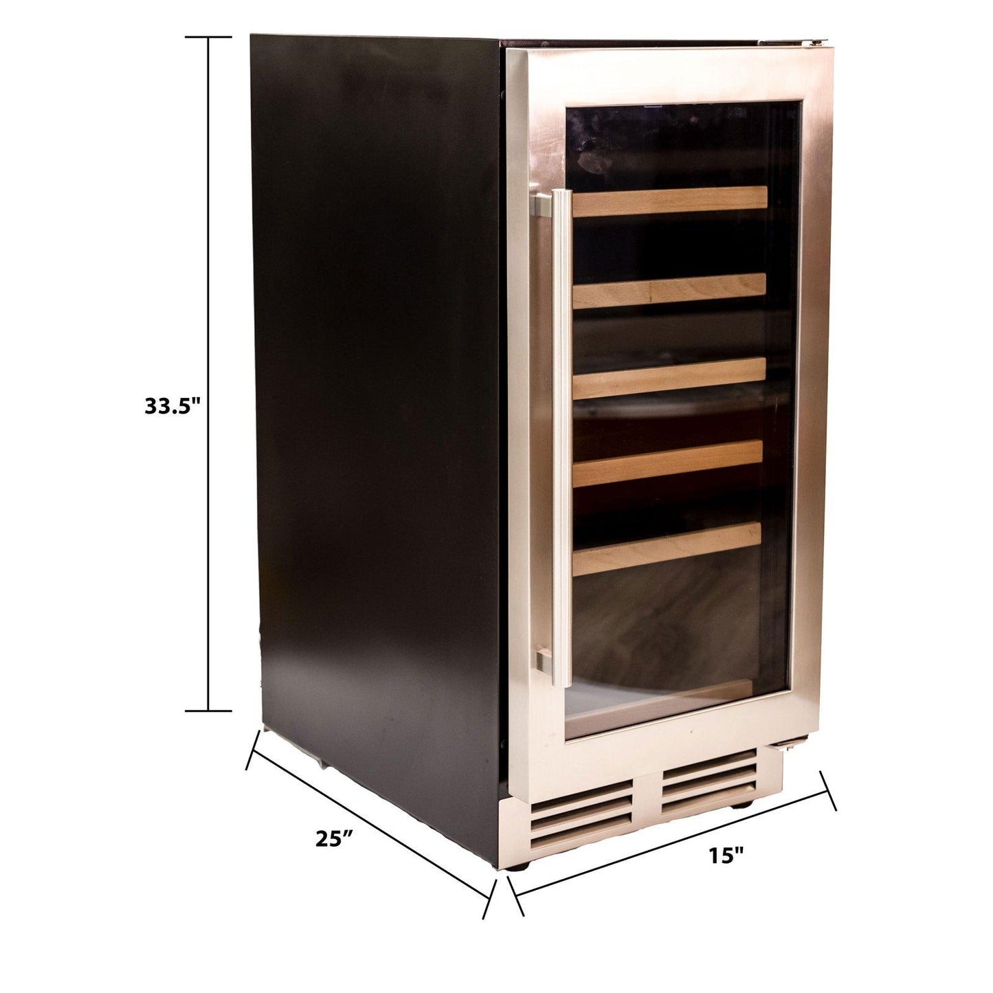 WCF281E3SS Avanti 28 Bottle DESIGNER Series Wine Cooler