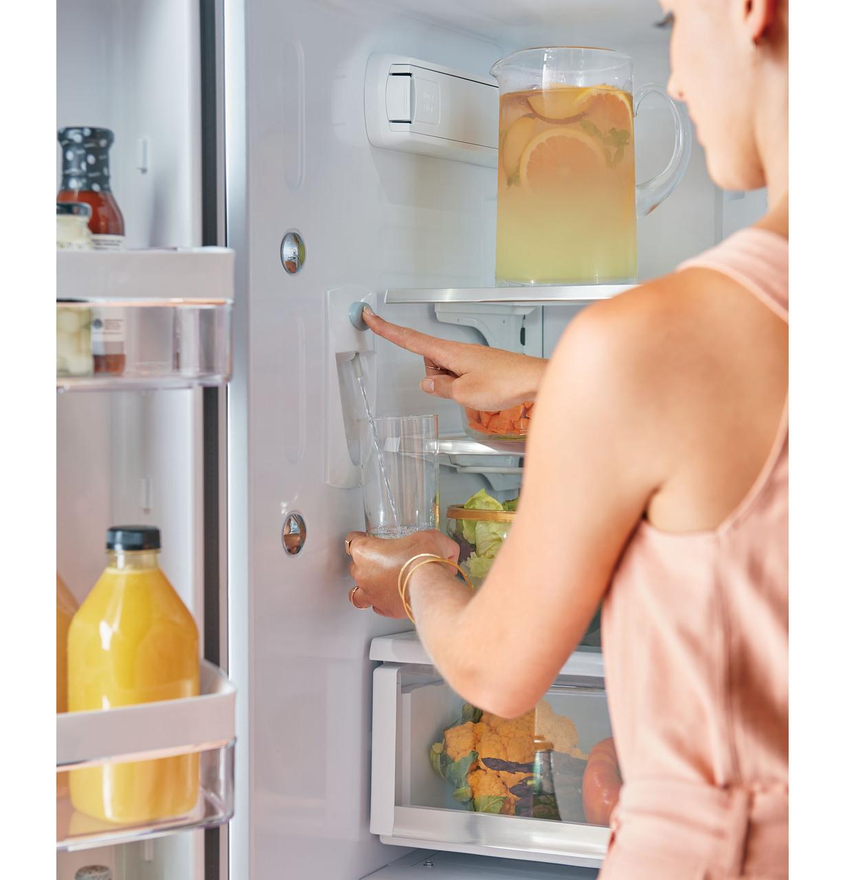 Cafe CWE23SP4MW2 CAF(EBACK)™ ENERGY STAR® 23.1 Cu. Ft. Smart Counter-Depth French-Door Refrigerator