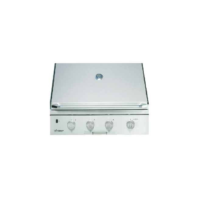 36" Outdoor Grill with Infrared Sear Burner, Stainless Steel, Natural Gas