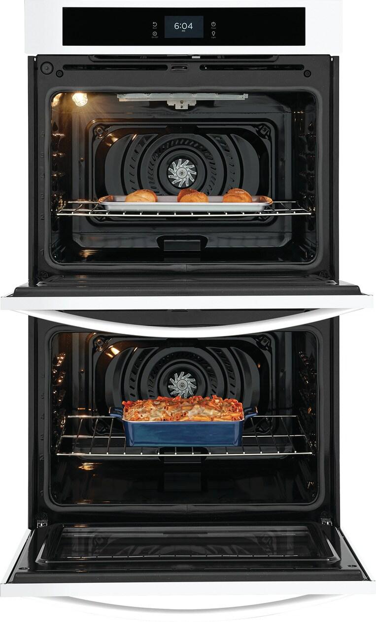 Frigidaire FCWD3027AW 30" Double Electric Wall Oven with Fan Convection