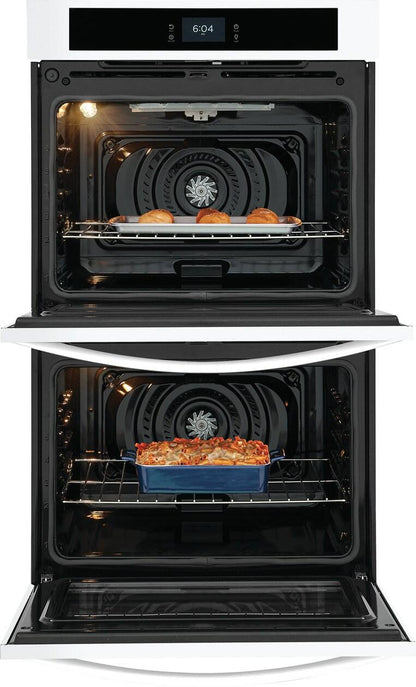 Frigidaire FCWD3027AW 30" Double Electric Wall Oven with Fan Convection