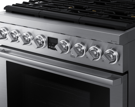 Dacor DOP36P86GLS Transitional 36" Gas Range, Silver Stainless Steel, Natural Gas/Liquid Propane