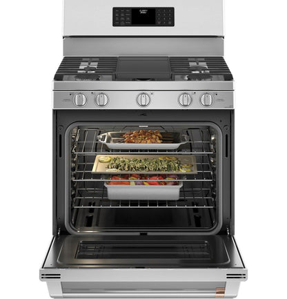 Caf(eback)™ 30" Smart Free-Standing Gas Range with Convection