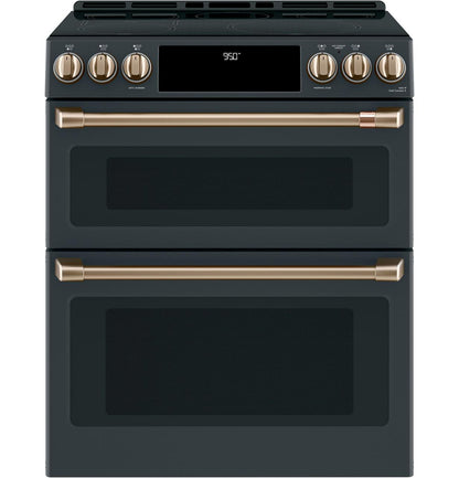 Cafe CHS950P3MD1 CAF(EBACK)™ 30" Smart Slide-In, Front-Control, Induction and Convection Double-Oven Range