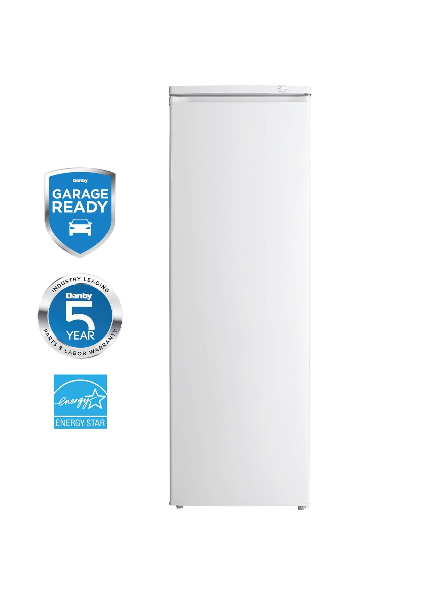 DUF071A3WDB Danby 7.1 cu. ft. Upright Freezer in White