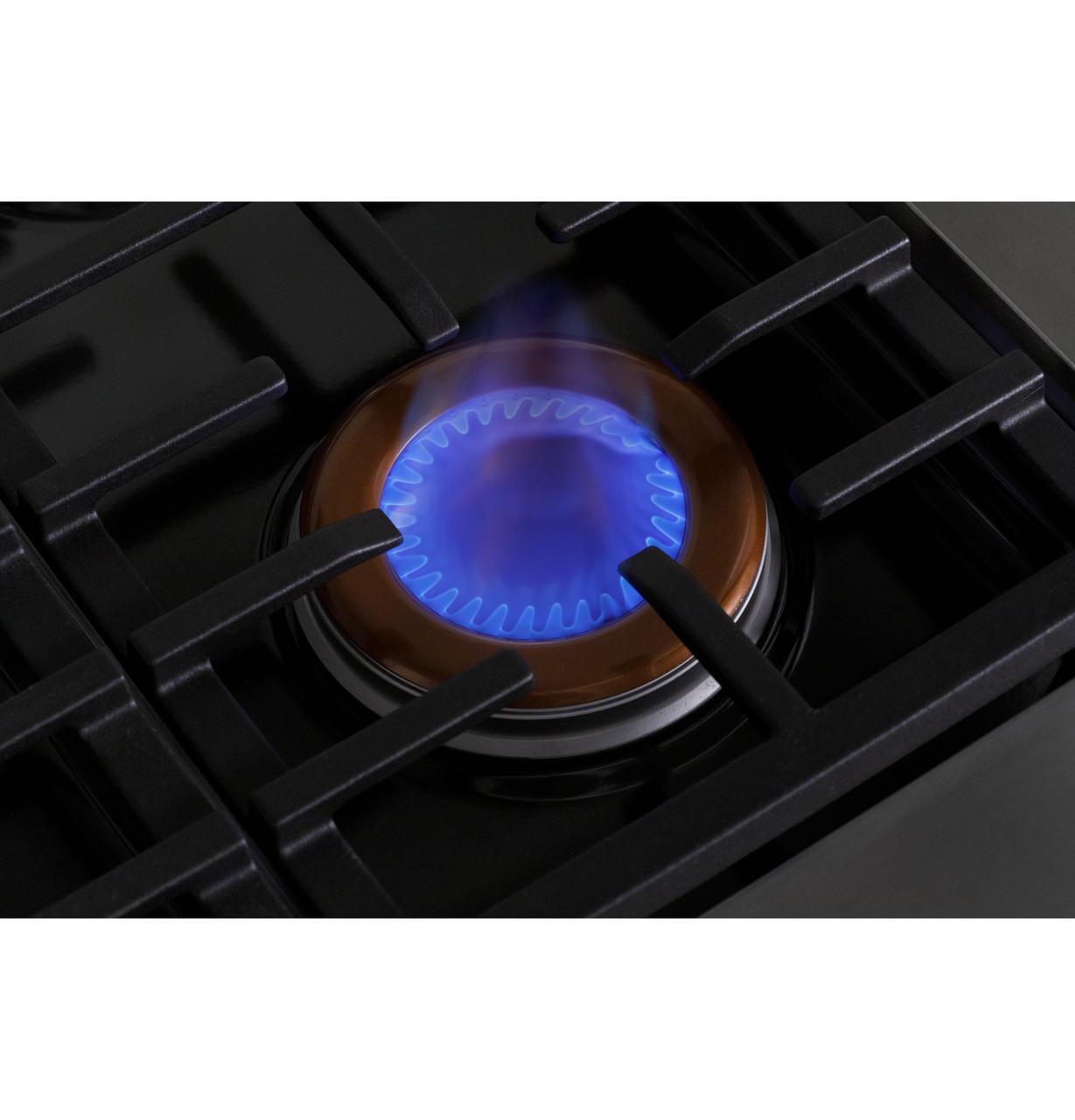 Cafe Caf(eback)™ 48" Smart Dual-Fuel Commercial-Style Range with 6 Burners and Griddle (Natural Gas)