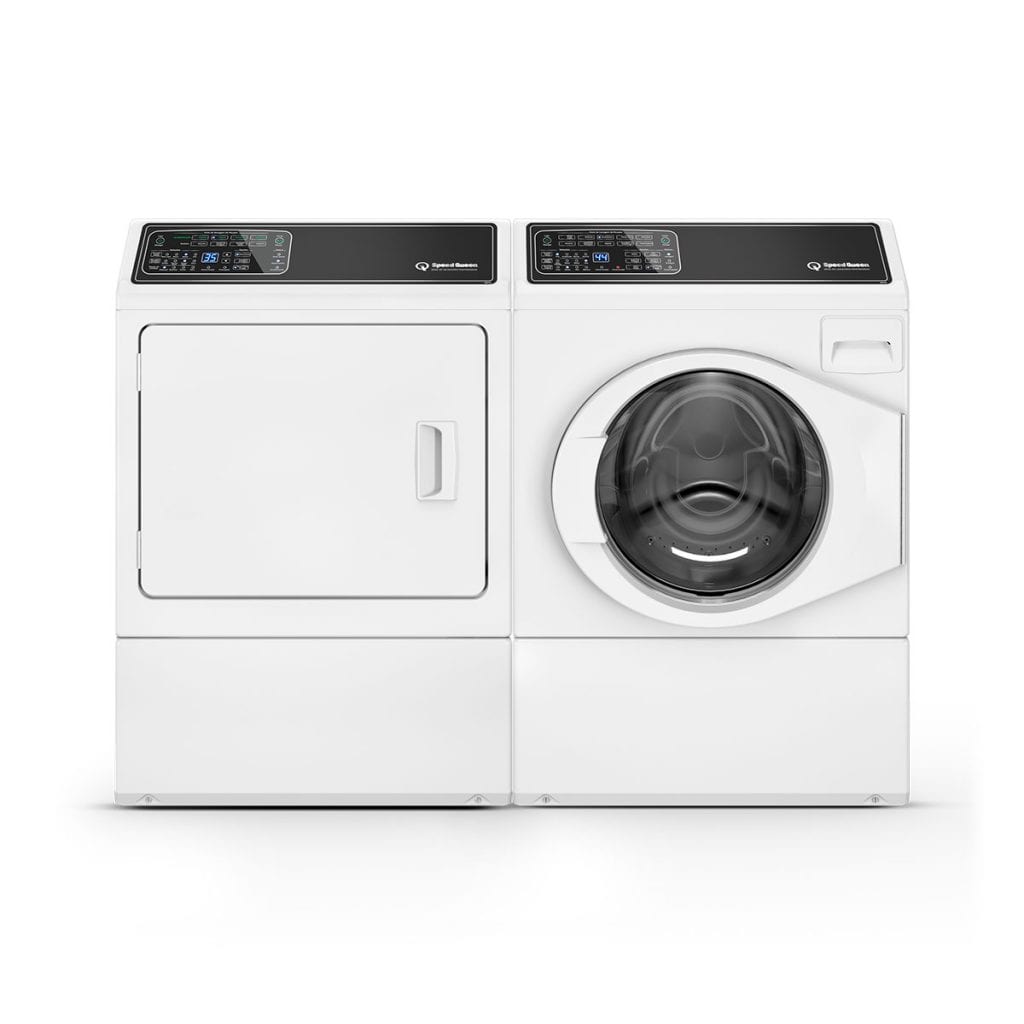 Speed Queen FF7010WN FF7 White Right-Hinged Front Load Washer with Pet Plus  Sanitize  Fast Cycle Times  Dynamic Balancing  5-Year Warranty