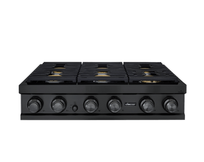 Dacor DTT36M876PM 36" Rangetop, Graphite Stainless Steel, Liquid Propane