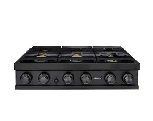 Dacor DTT36M876PM 36" Rangetop, Graphite Stainless Steel, Liquid Propane