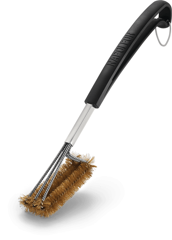 Napoleon Bbq 62062 Triple-Row Grill Brush with Brass Bristles