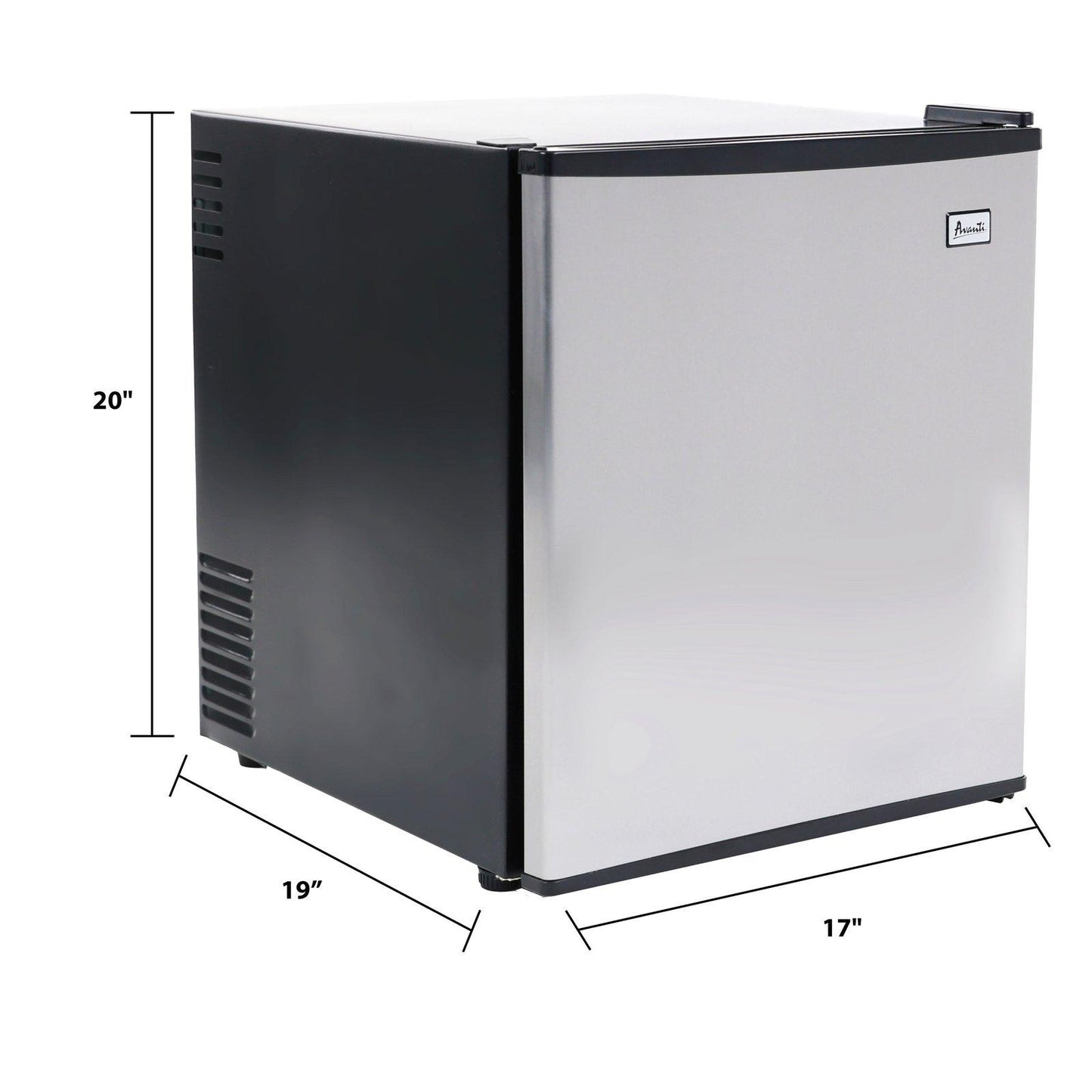 Avanti DCSR17N3SIS 1.7 cu. ft. Portable Superconductor All Refrigerator - Stainless Steel with Black Cabinet / 1.7 cu. ft.