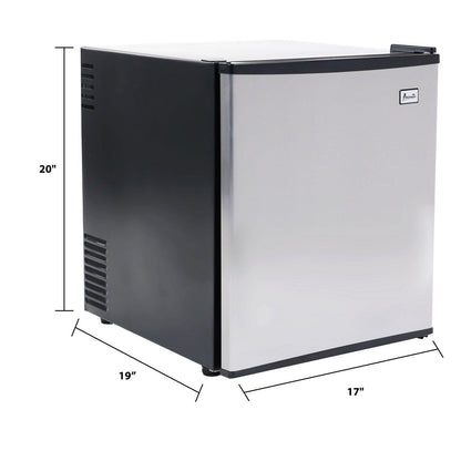 Avanti DCSR17N3SIS 1.7 cu. ft. Portable Superconductor All Refrigerator - Stainless Steel with Black Cabinet / 1.7 cu. ft.
