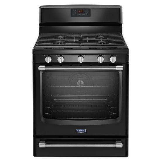 Maytag MGR8700DE Black Maytag® Gas Freestanding Range with Convection Oven - 5.8 cu. ft.