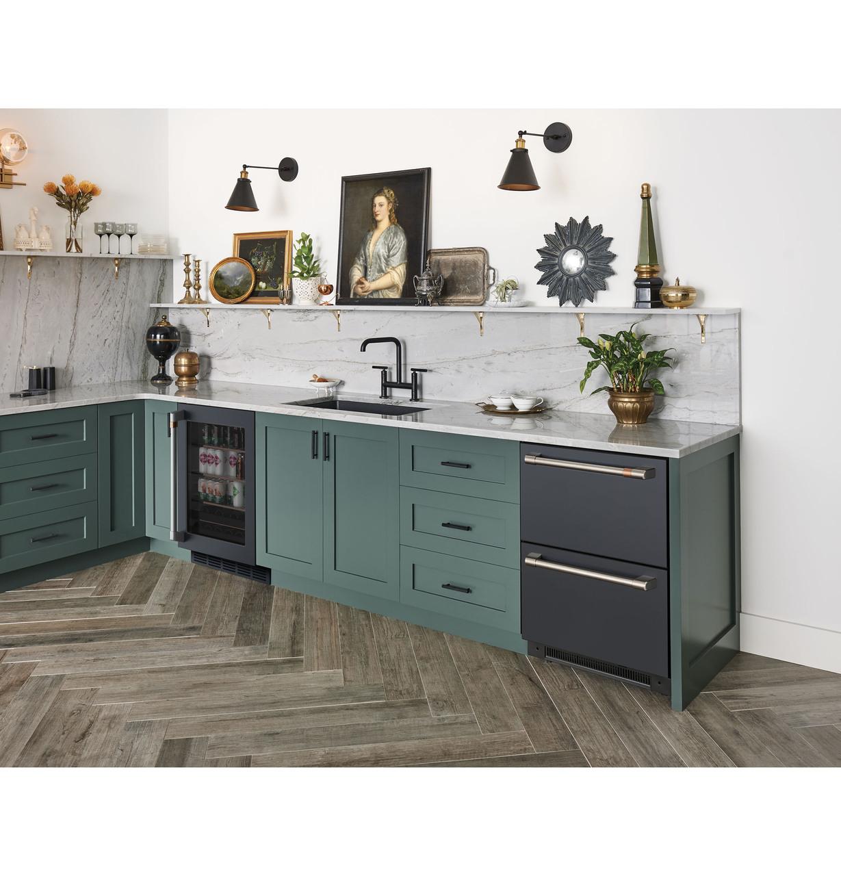 Cafe CDE06RP3ND1 CAF(EBACK)™ 5.7 Cu. Ft. Built-In Dual-Drawer Refrigerator