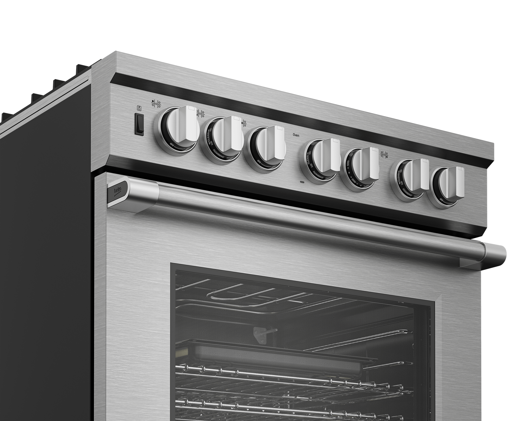 Beko 30" Stainless Steel Pro-Style Dual Fuel Range