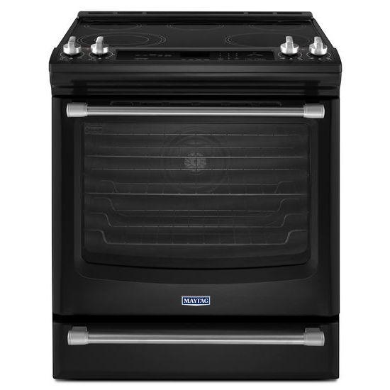 Maytag MES8880DE Black Ice Maytag® 6.4 cu. ft. Front Control Electric Range with the FIT System