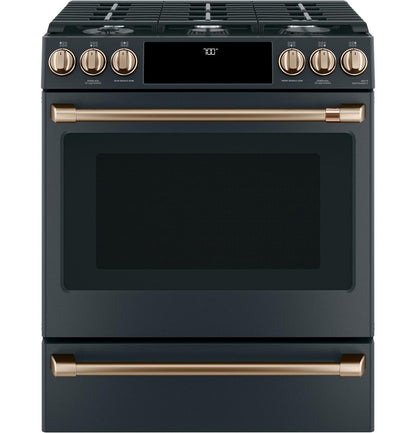 Cafe CXFCGHKPMBZ CAF(EBACK)™ Front Control Gas Knobs and Handles - Brushed Bronze