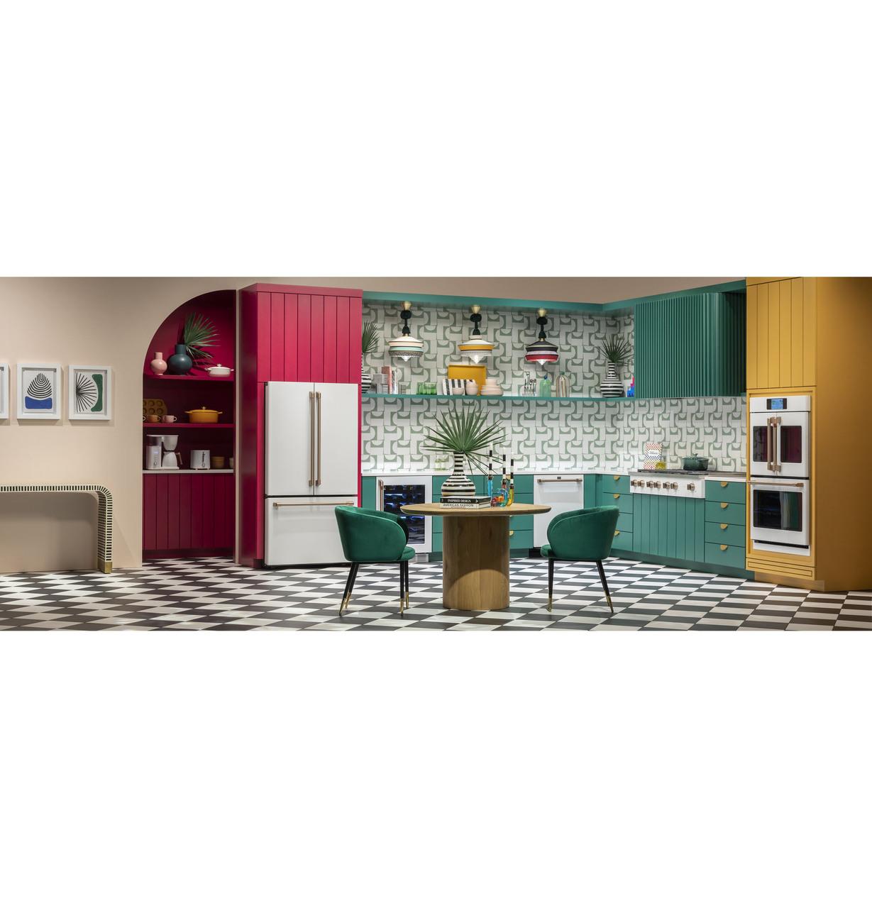 Cafe CWE23SP4MW2 CAF(EBACK)™ ENERGY STAR® 23.1 Cu. Ft. Smart Counter-Depth French-Door Refrigerator